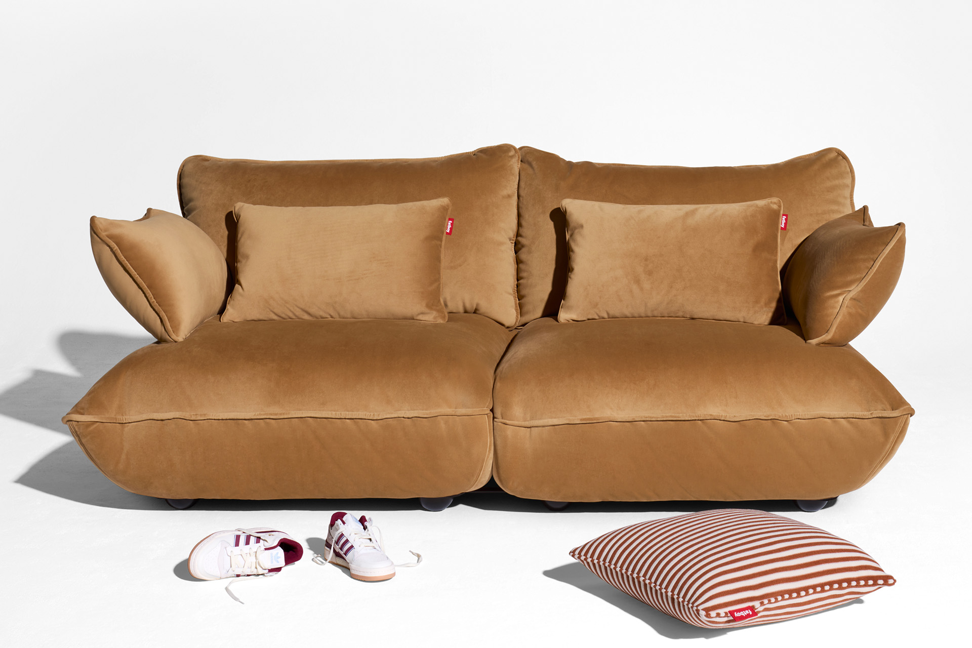 Sumo Sofa Medium Velvet Recycled Almond