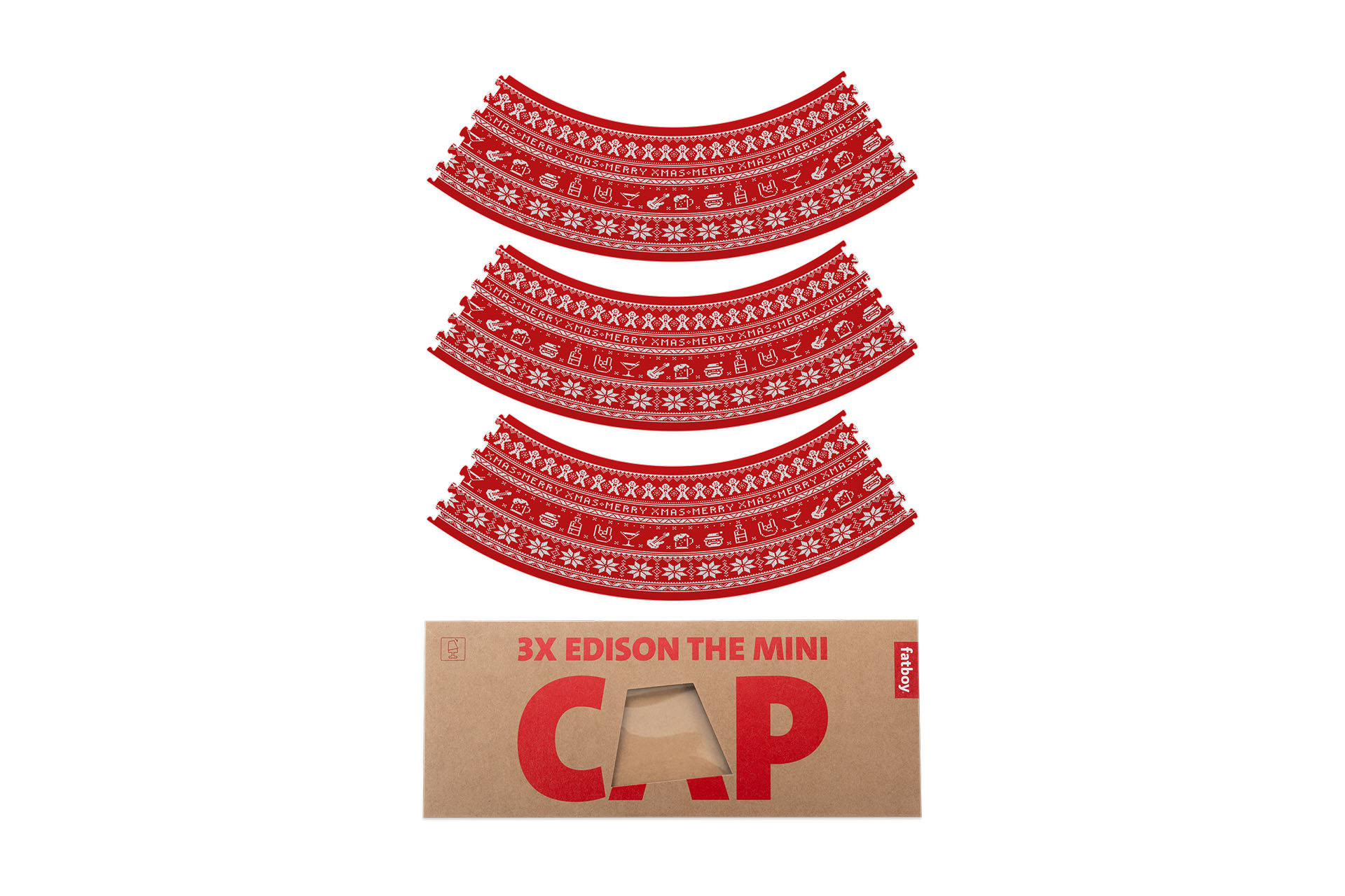 Xmas Mini Cappie Set Xmas Sweater (3 pcs)