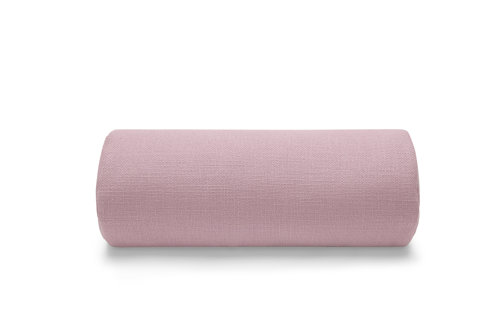 Puff Weave Rolster Pillow Bubble Pink