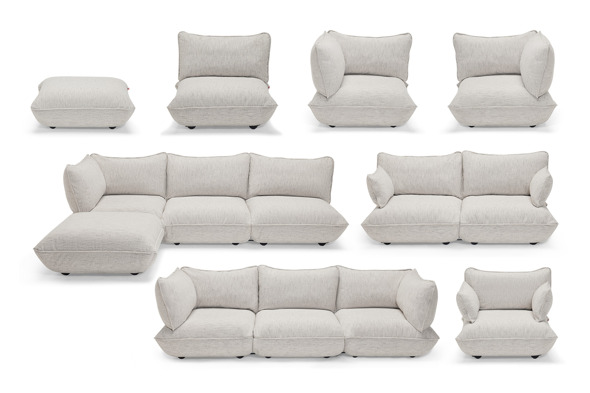 Sumo Loveseat Mingle Marble