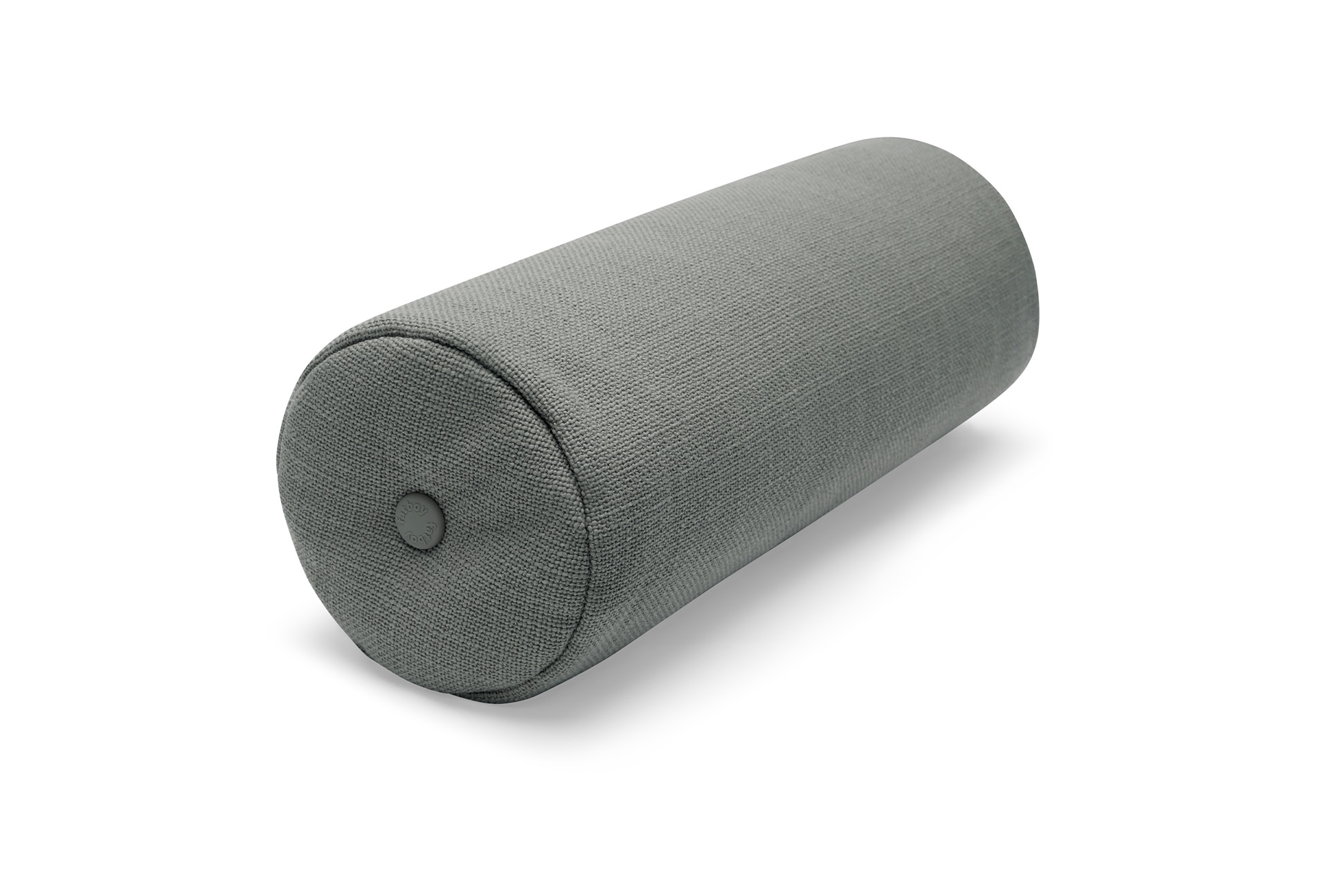 Puff Weave Rolster Pillow Mouse Grey