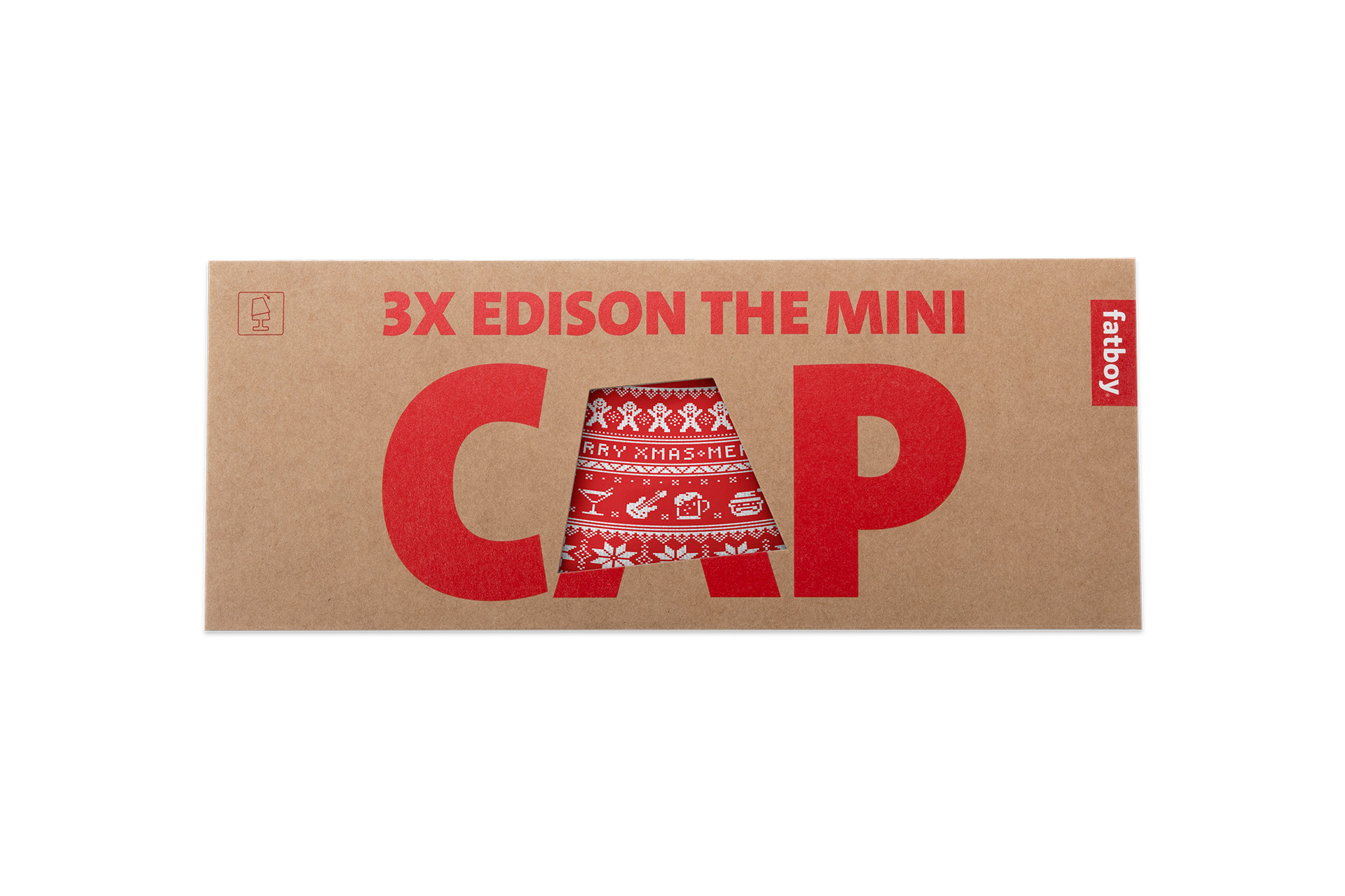 Edison the Mini incl. Xmas cappie set Xmas sweater (3 pcs)