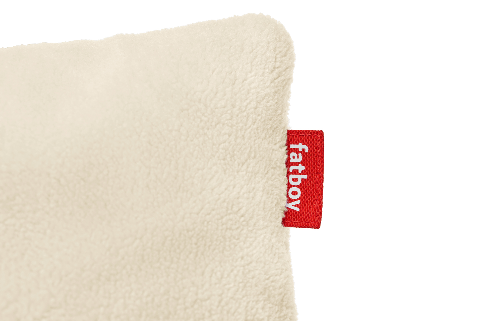 Square Pillow Teddy Off-white