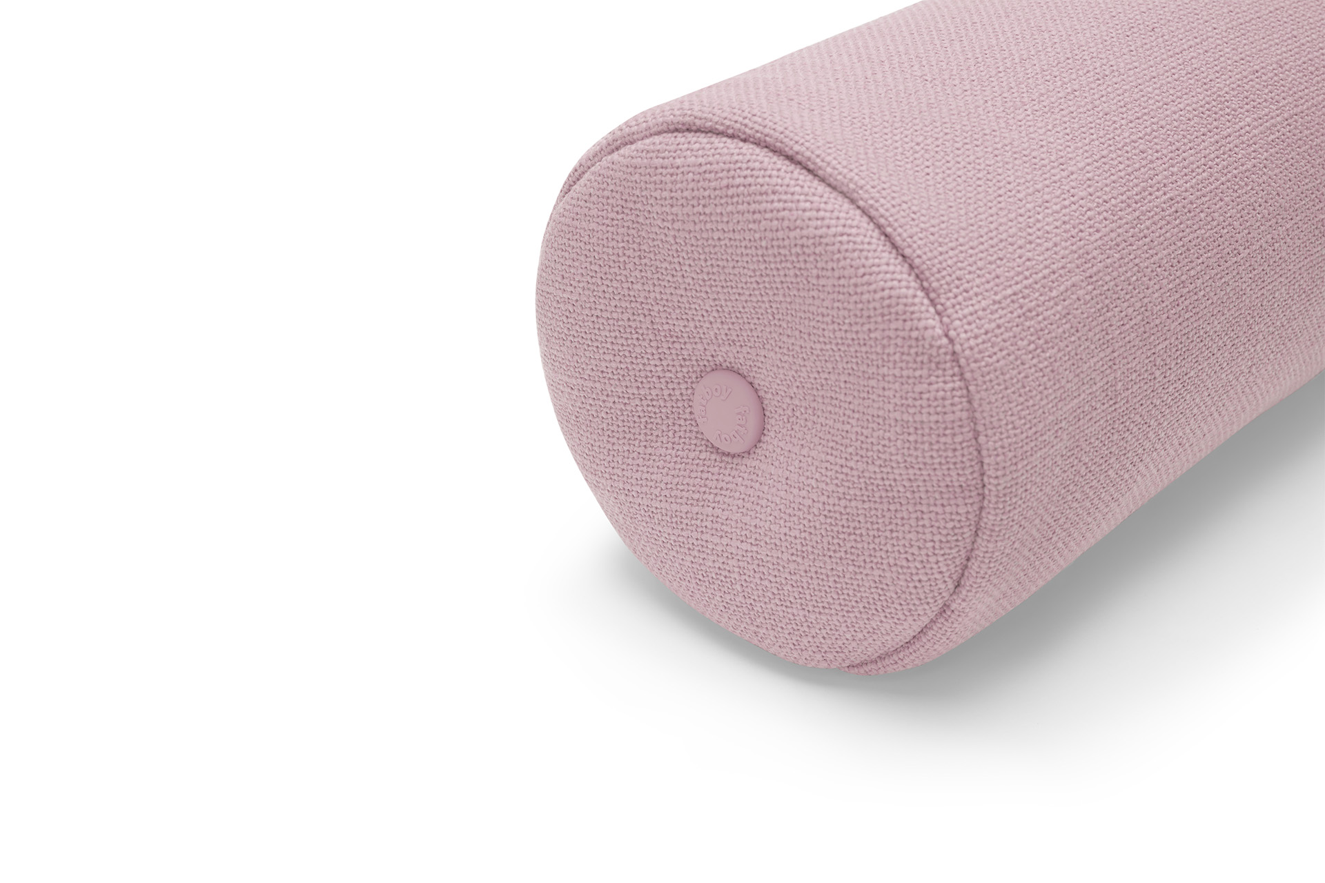 Puff Weave Rolster Pillow Bubble Pink