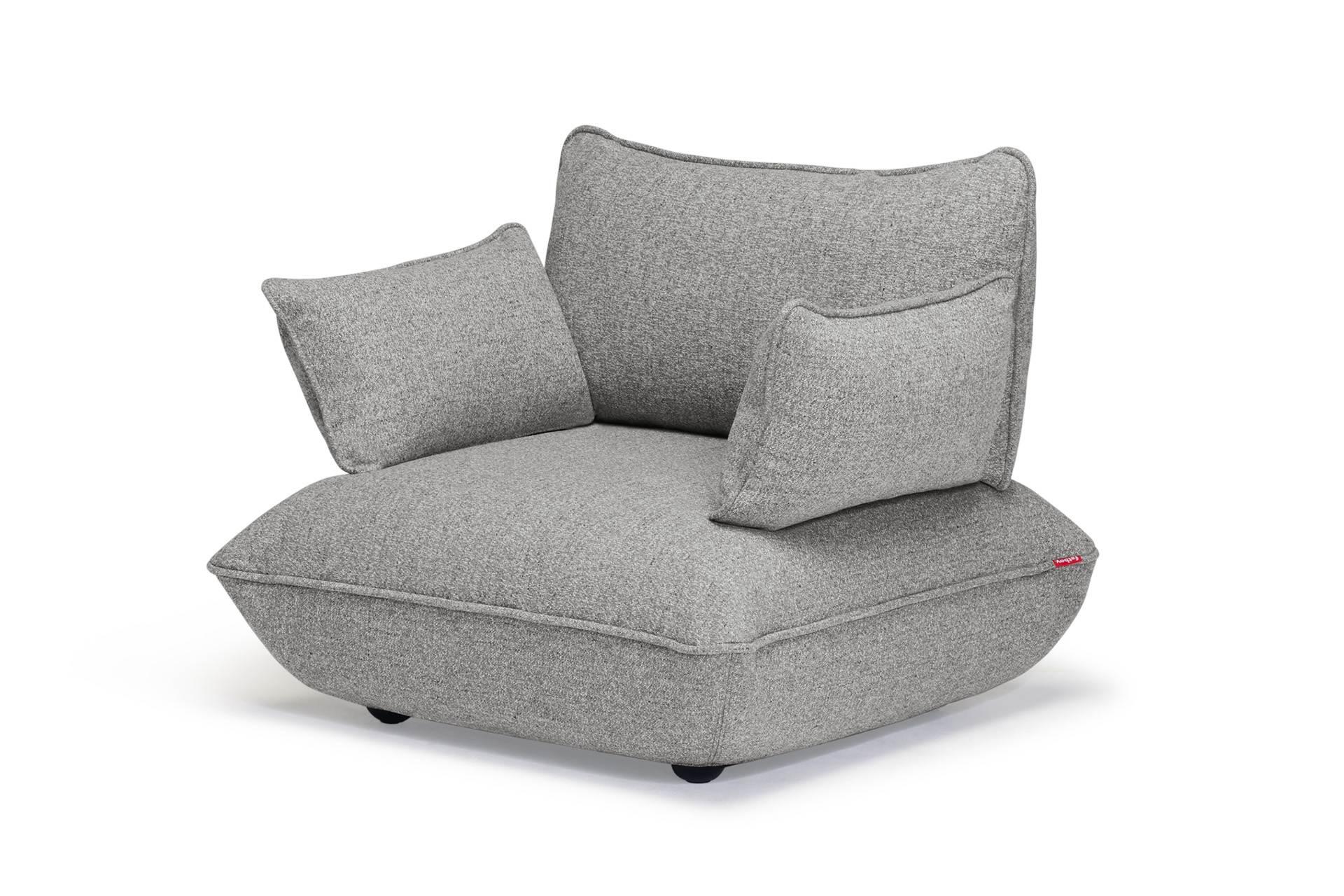 Sumo Loveseat Mingle Grid Stone