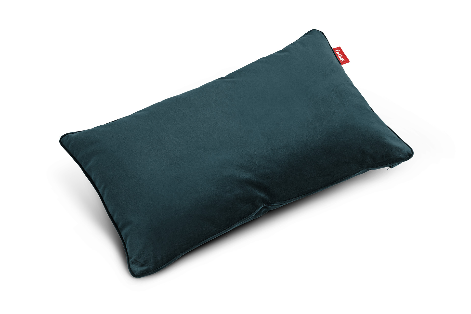 King Pillow Velvet Recycled Petrol