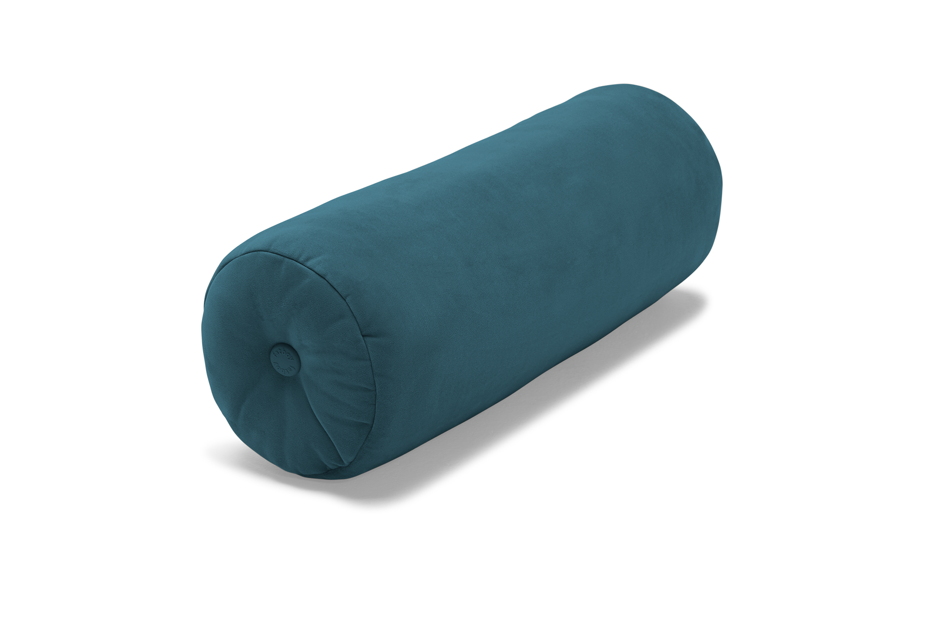 Puff Rolster Pillow Velvet Recycled Petrol