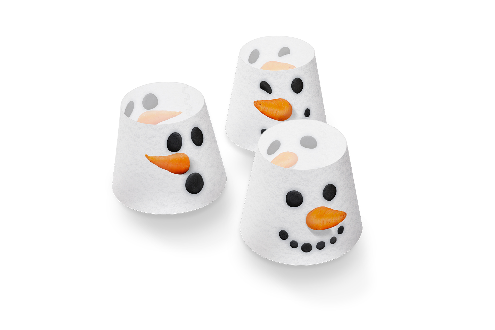 Edison the Mini incl. Xmas Cappie Set Snowmen (3 pcs)