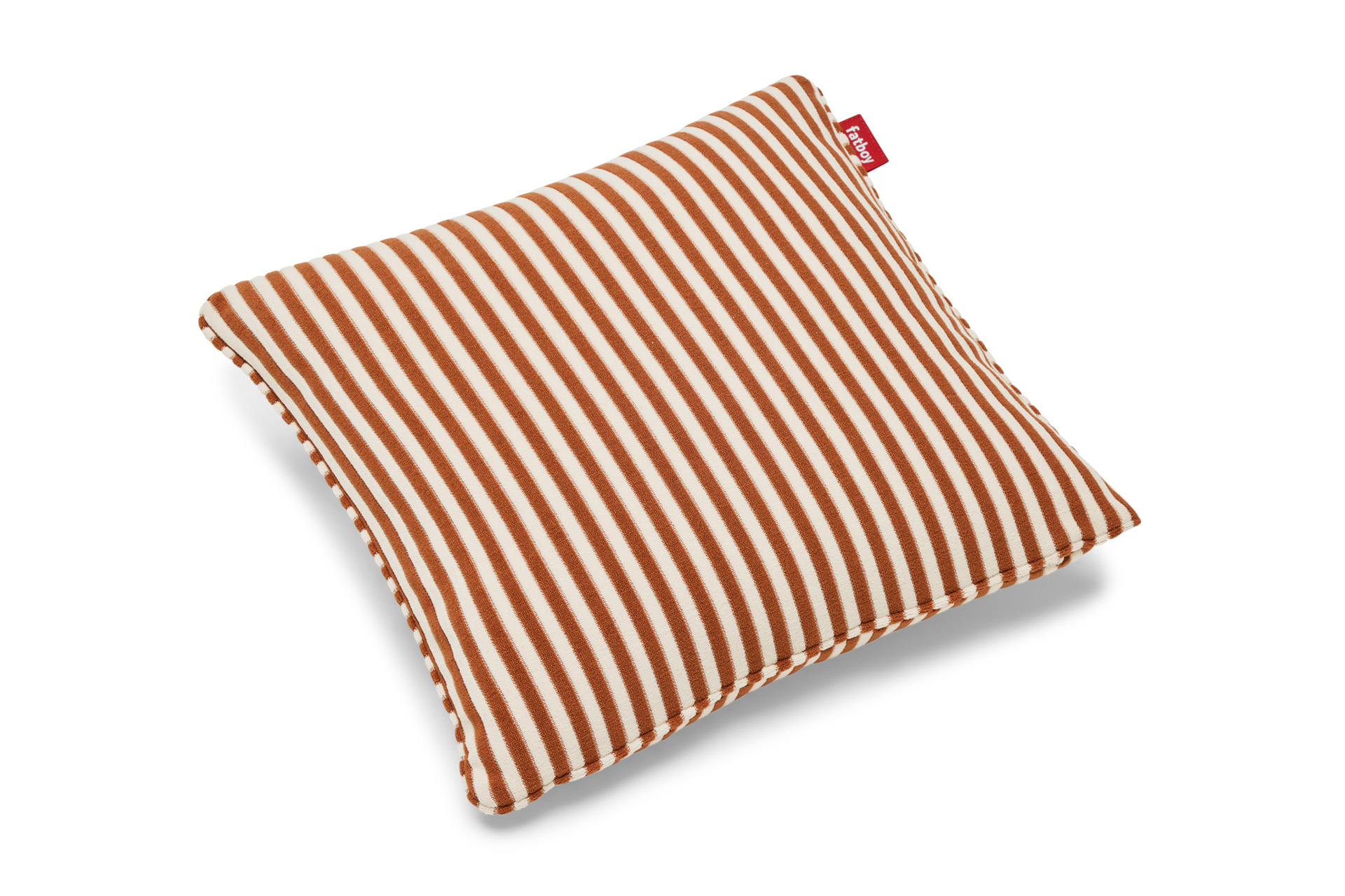 Square Pillow Terry Cognac Creme