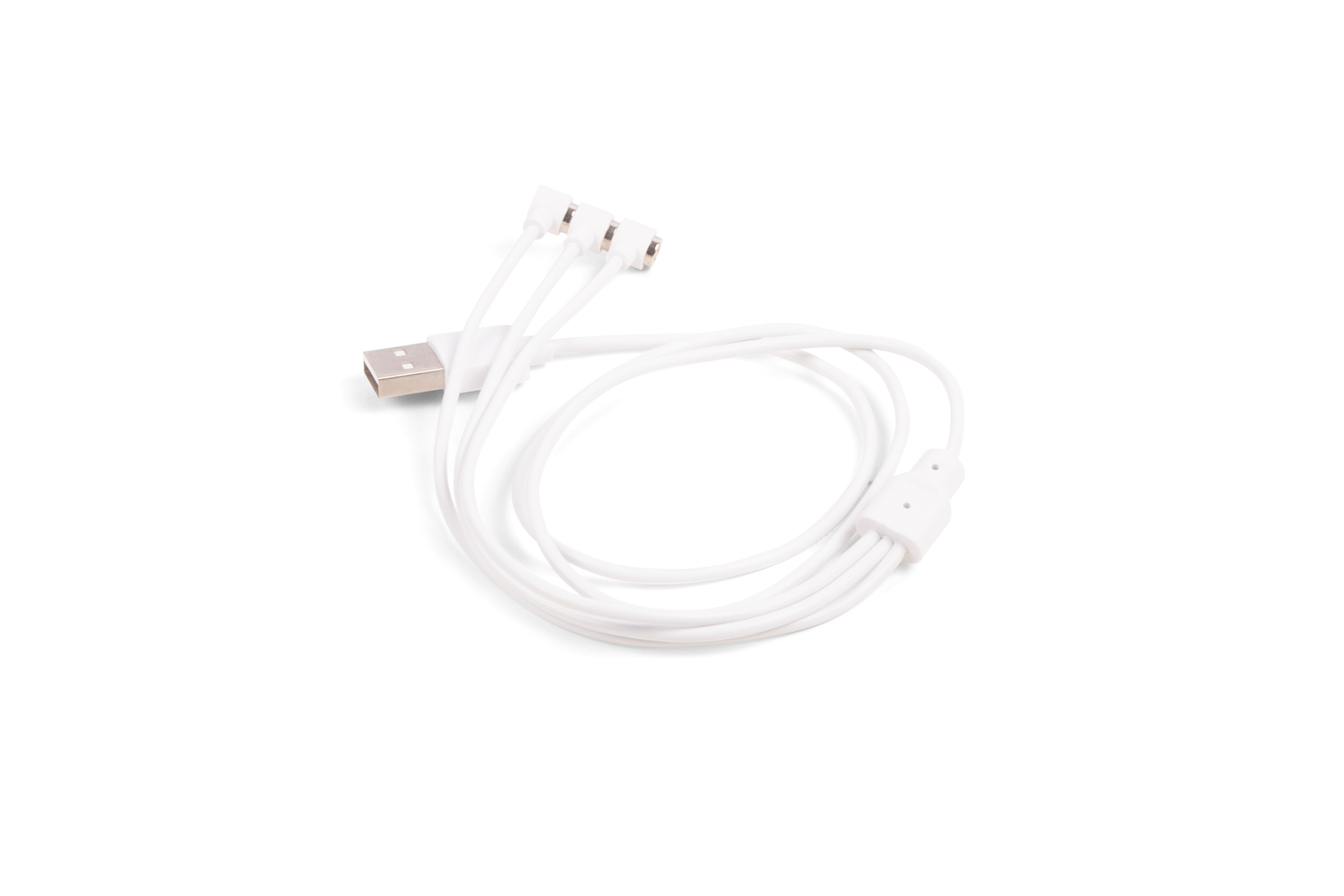 USB-A to 3-way pogo pin cable (Oloha Trio)