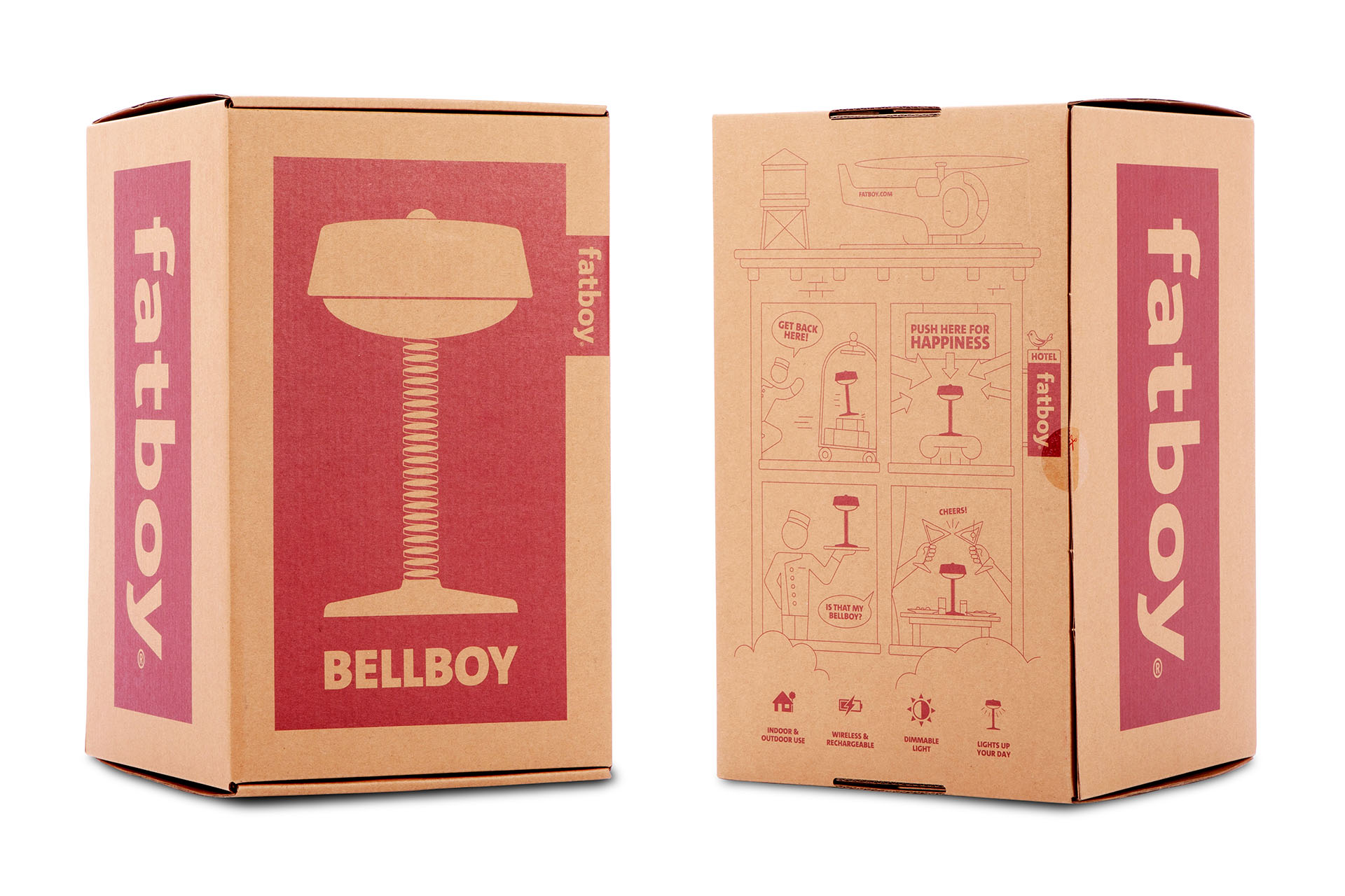 Bellboy Lobby Red