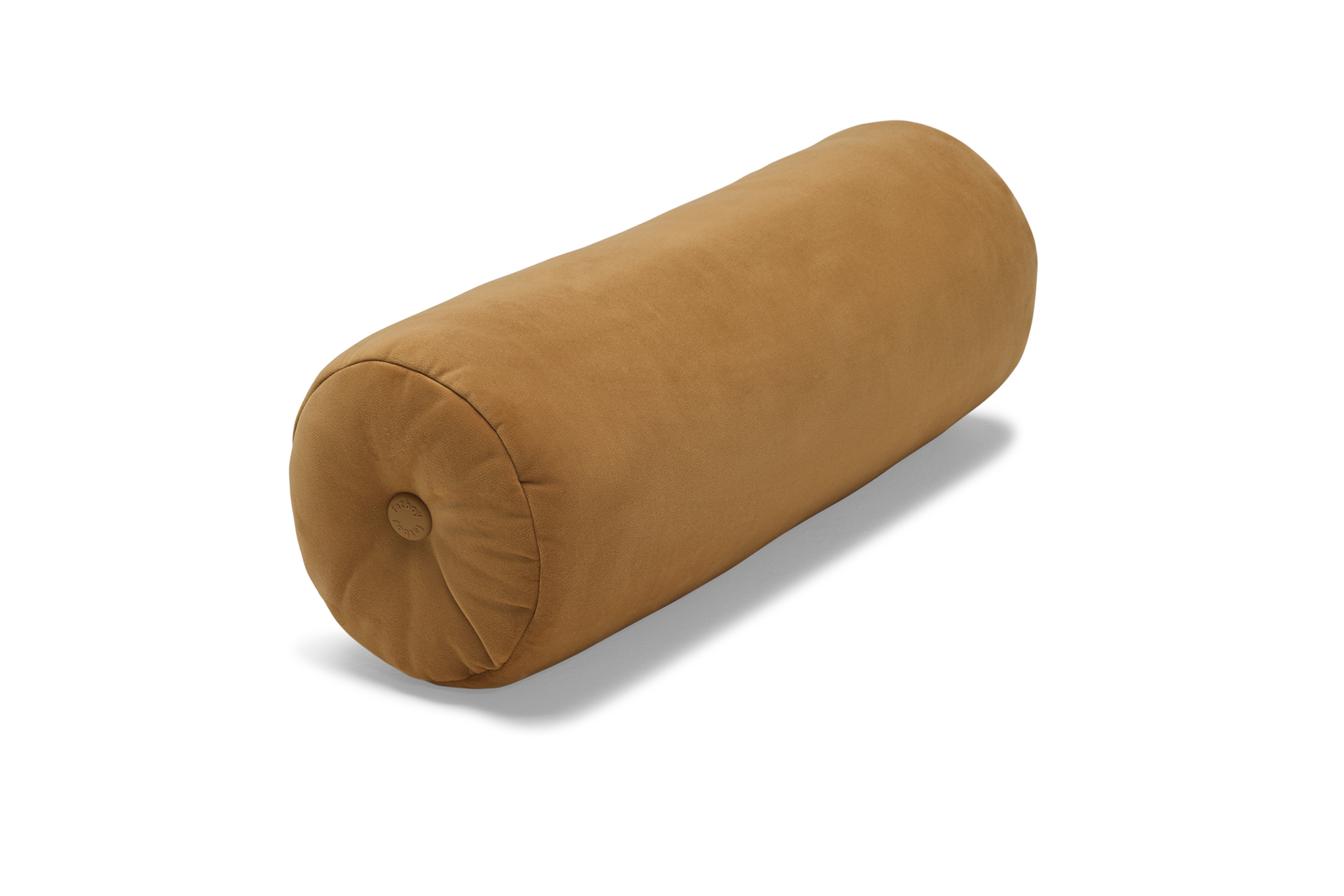 Puff Rolster Pillow Velvet Recycled Almond