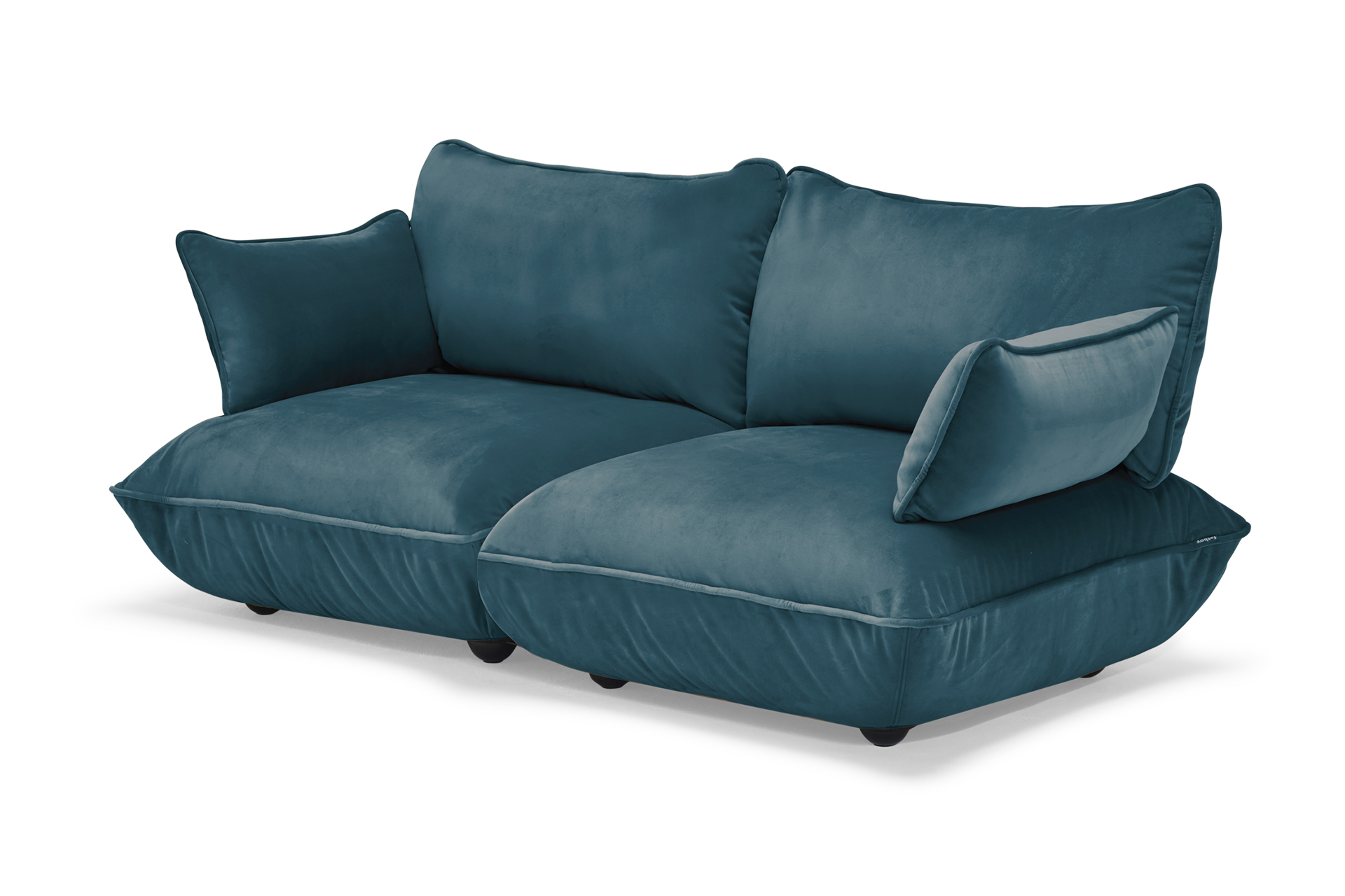 Sumo Sofa Medium Velvet Recycled Petrol