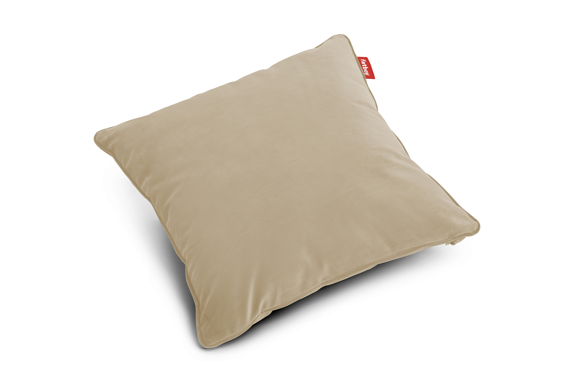 Pillow Square Velvet Recycled Camel