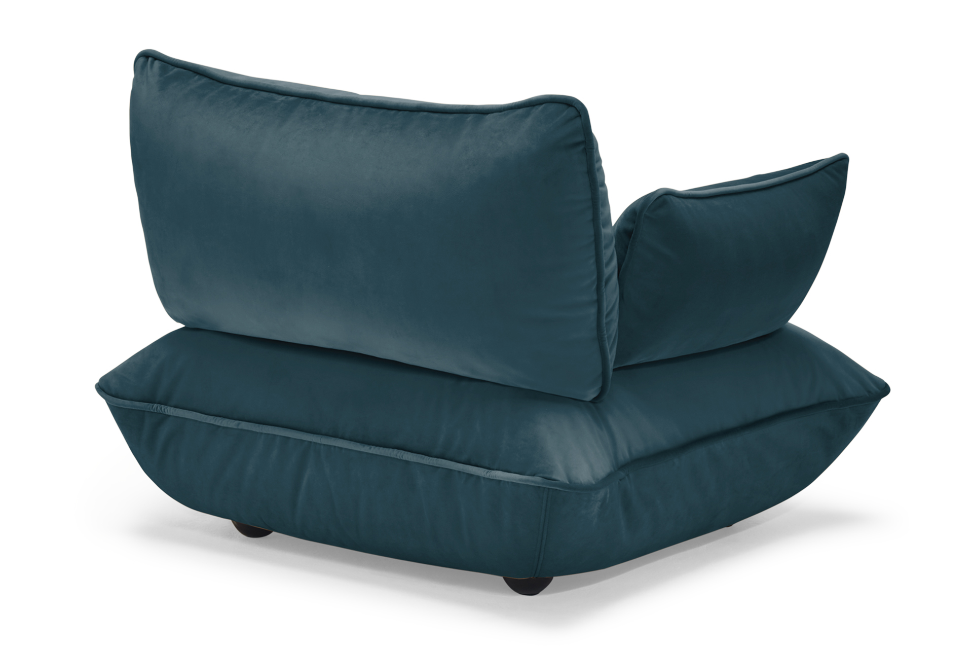 Sumo Loveseat Velvet Recycled Petrol