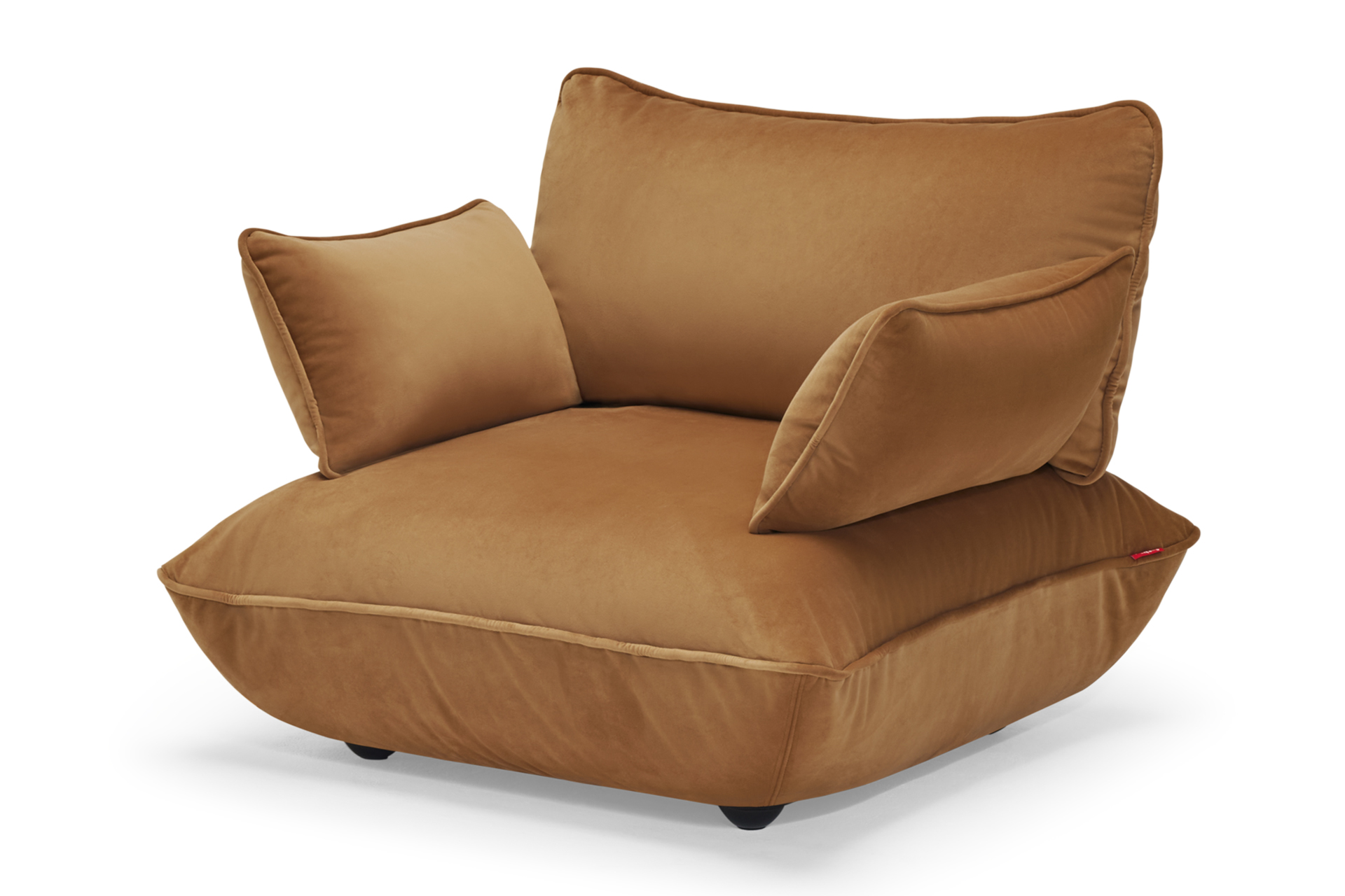 Sumo Loveseat Velvet Recycled Almond