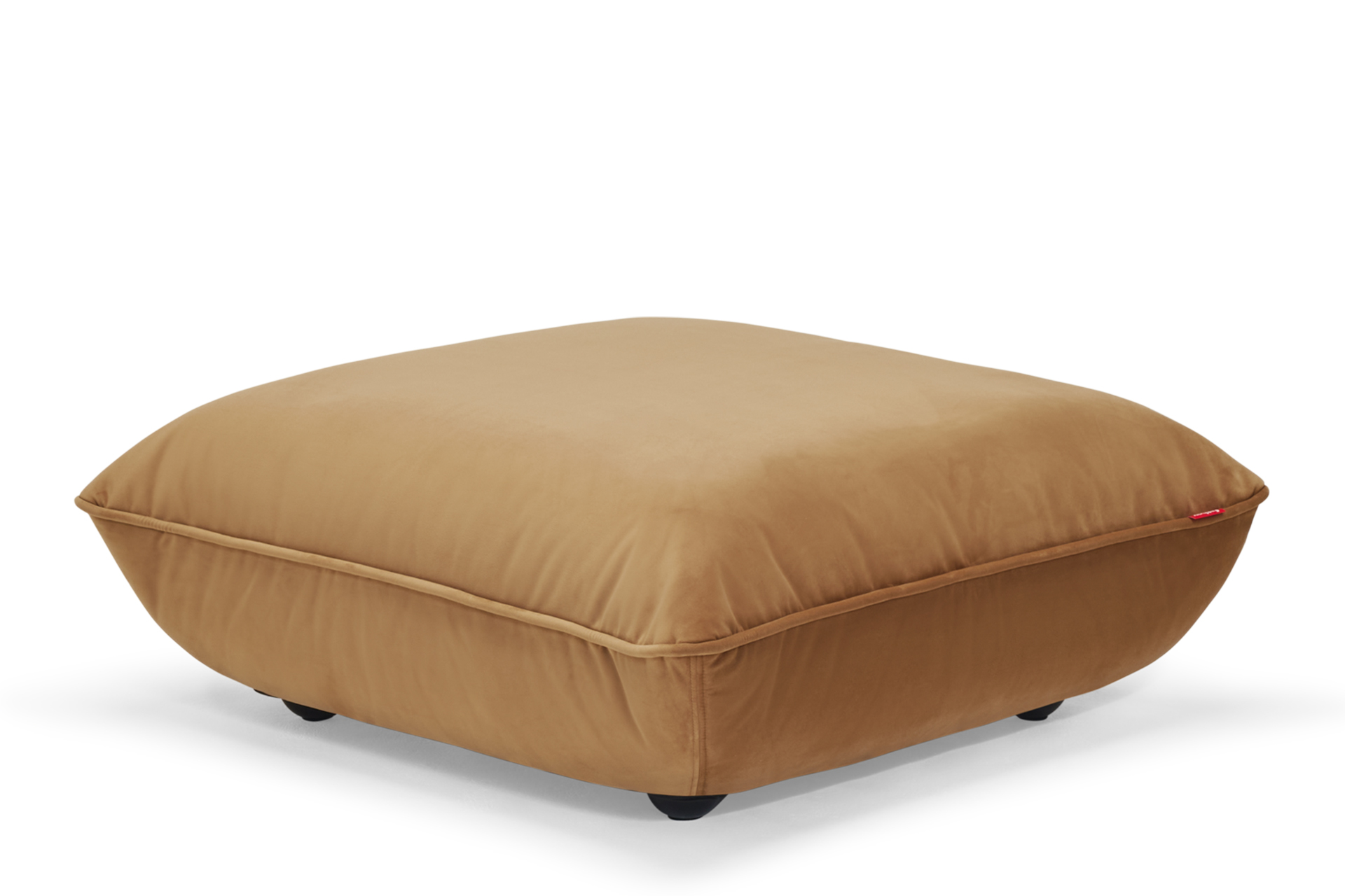 Sumo Hocker Velvet Recycled Almond