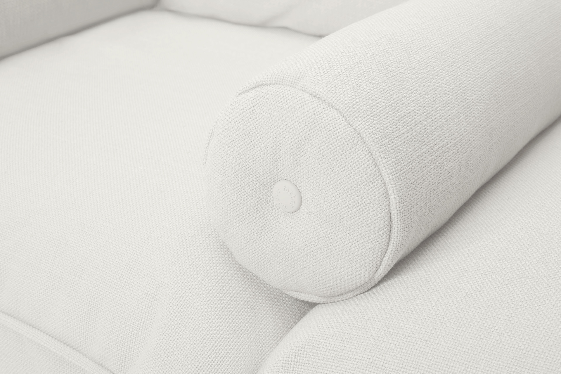 Puff Weave Rolster Pillow Limestone