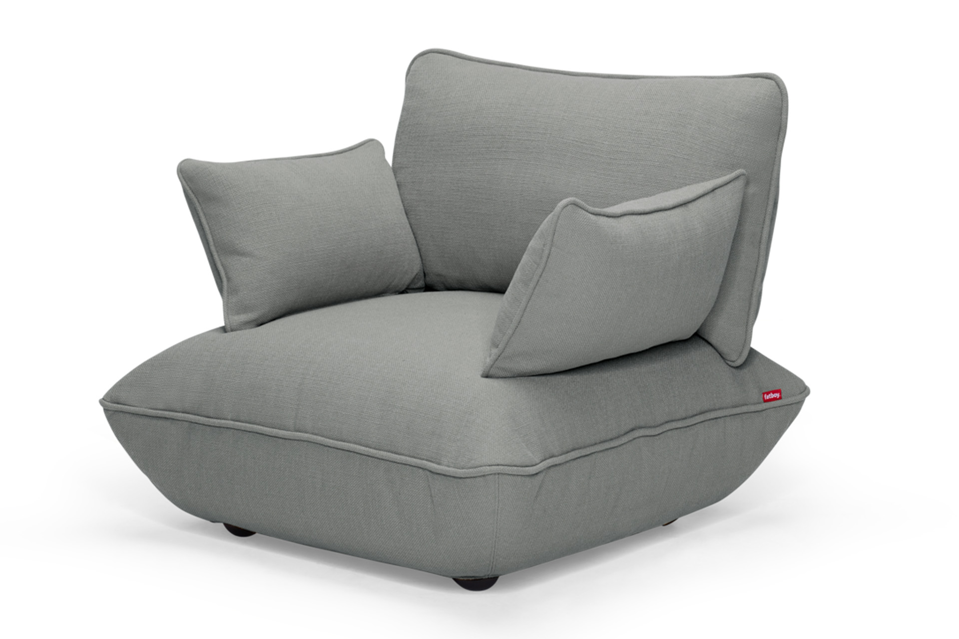 Sumo Loveseat Weave Mouse Grey