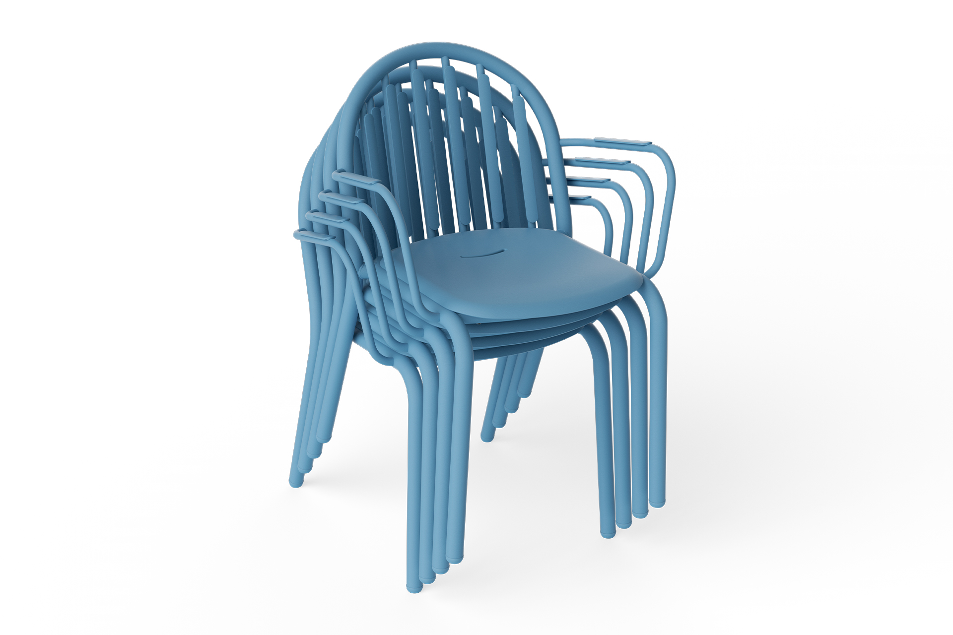 Fred's Armchair Wave Blue